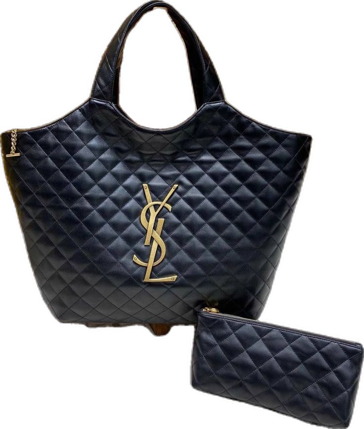 YSL Icare Maxi Quilted Shopping Bag