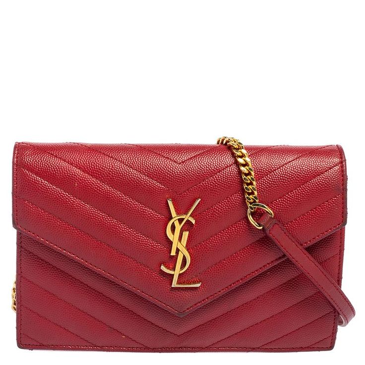 YSL Monogram Chain Wallet