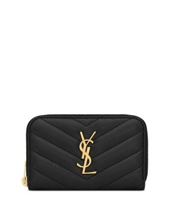 YSL Cassandre Matelassé Coin Card Wallet