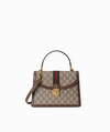 Gucci Structured Canvas Carryall