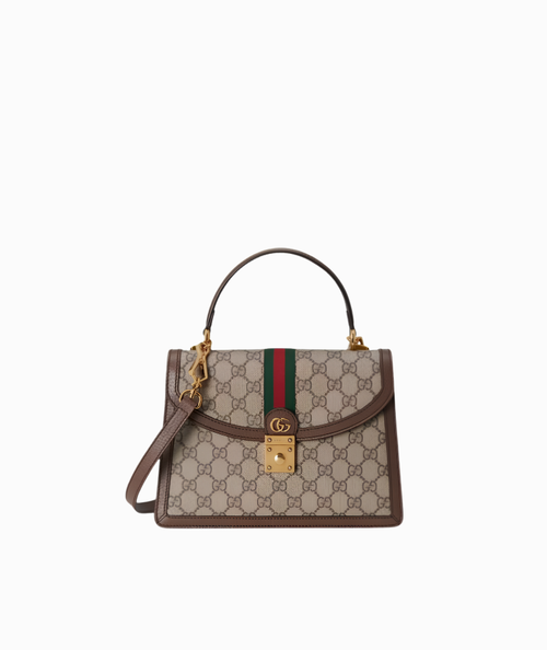 Gucci Structured Canvas Carryall