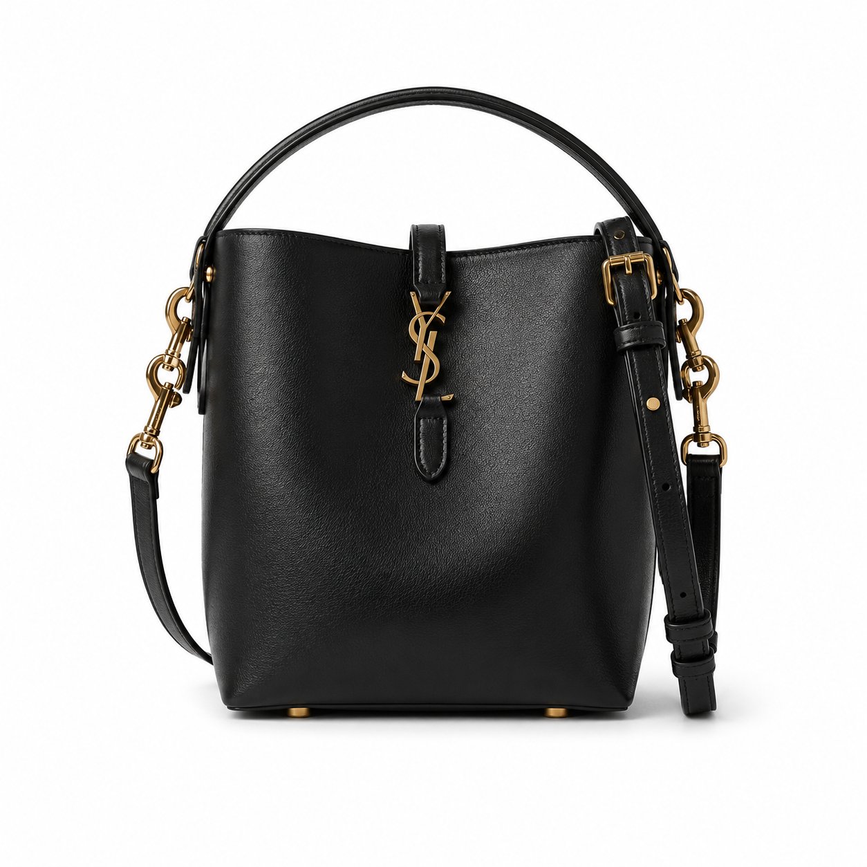 YSL Structured Shoulder Bag