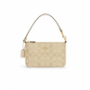 Coach Nolita Pouch – Light Khaki Signature Jacquard