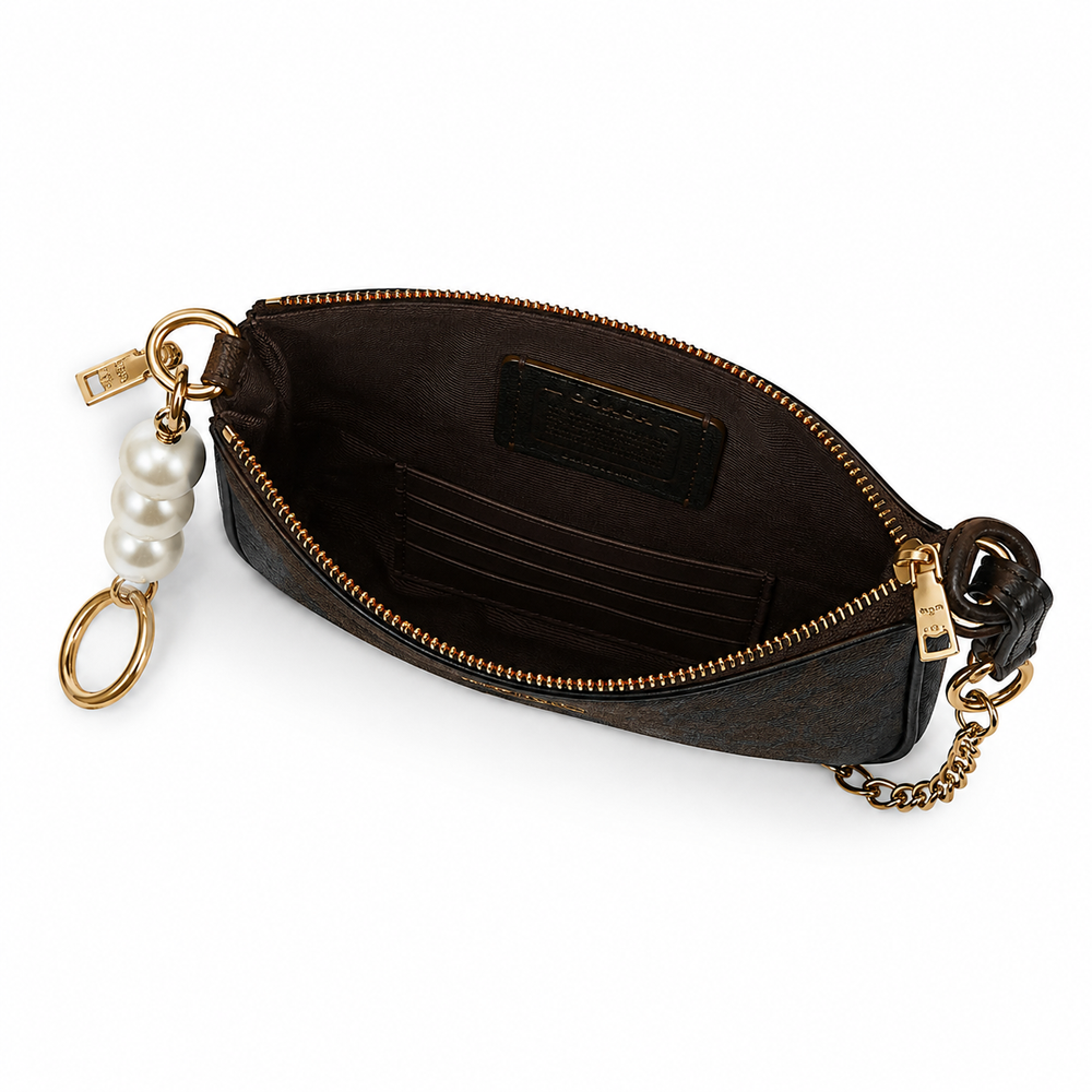 Coach Signature Pouch, Wallet & Cherry Charm Set
