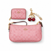 Coach Nolita Mini Bag & Zip Card Case Set with Cherry Charm