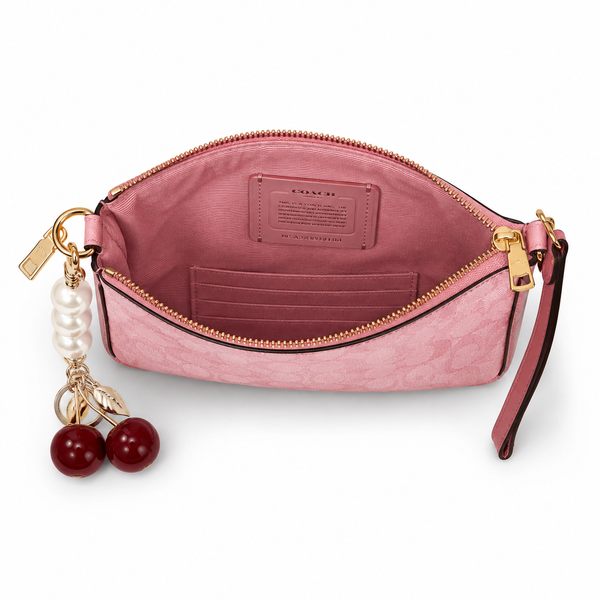 Coach Nolita Mini Bag & Zip Card Case Set with Cherry Charm
