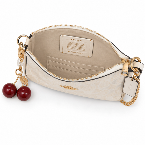 Coach Nolita Mini Bag & Zip Card Case Set with Cherry Charm