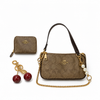 Coach Nolita Mini Bag & Zip Card Case Set with Cherry Charm