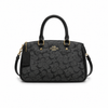 Coach Rowan Satchel in Signature Jacquard