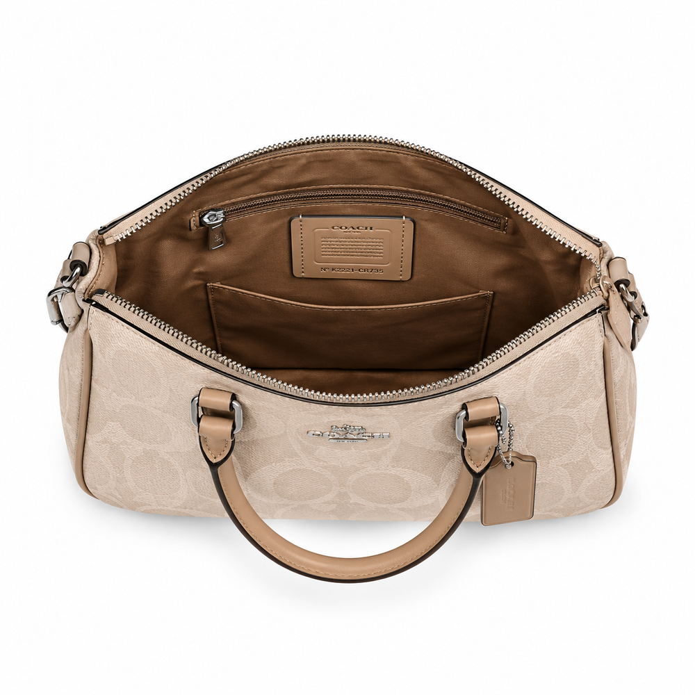 Coach Rowan Satchel in Signature Canvas