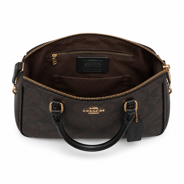 Coach Rowan Satchel in Signature Canvas