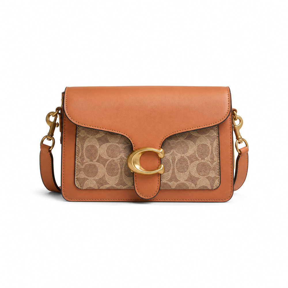 Coach Tabby Shoulder Bag 26 in Colorblock Signature Canvas