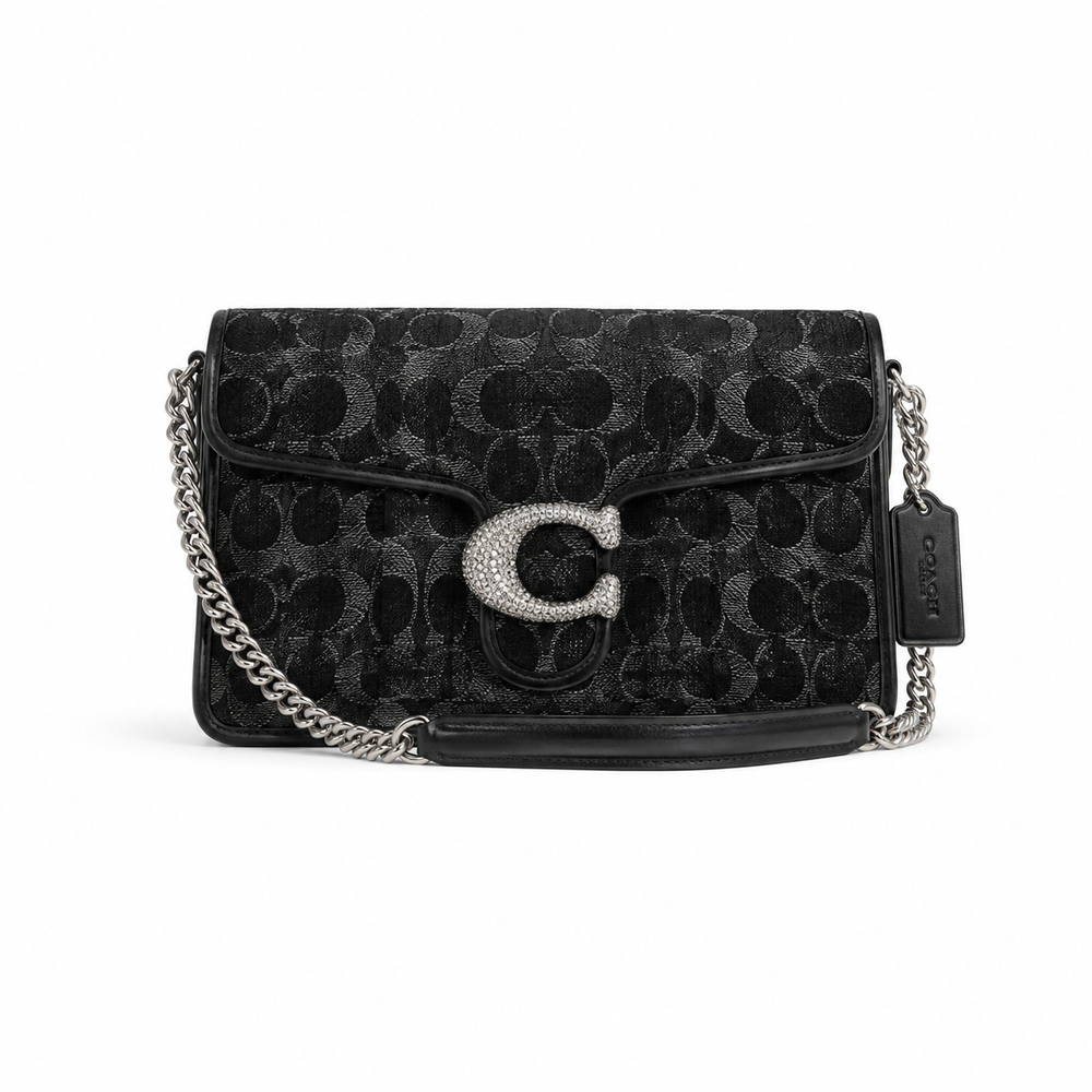 Coach Tabby Shoulder Bag 26 in Crystal Signature Jacquard