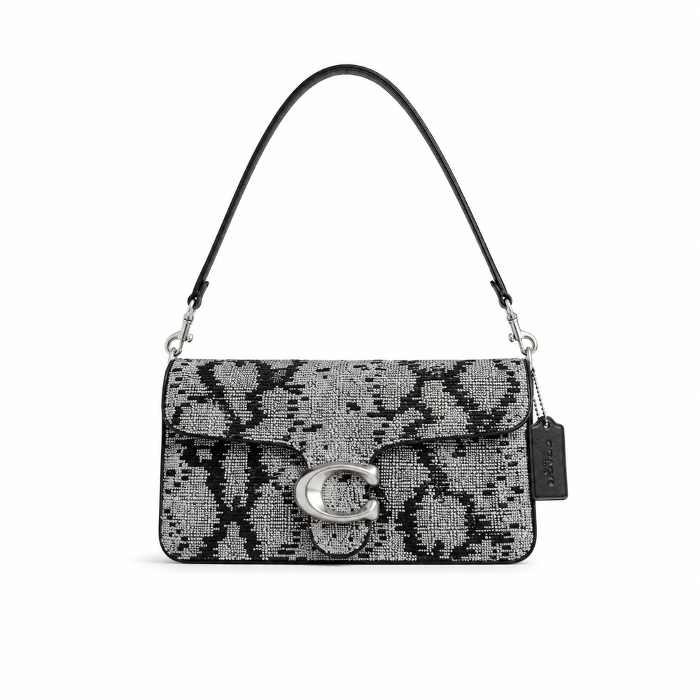 Coach Tabby Shoulder Bag 26 with Beaded Snake