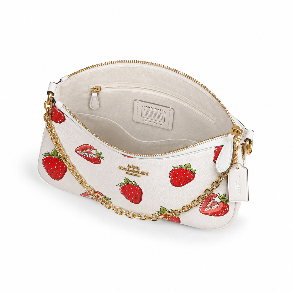 Coach Teri Shoulder Bag with Strawberry Print