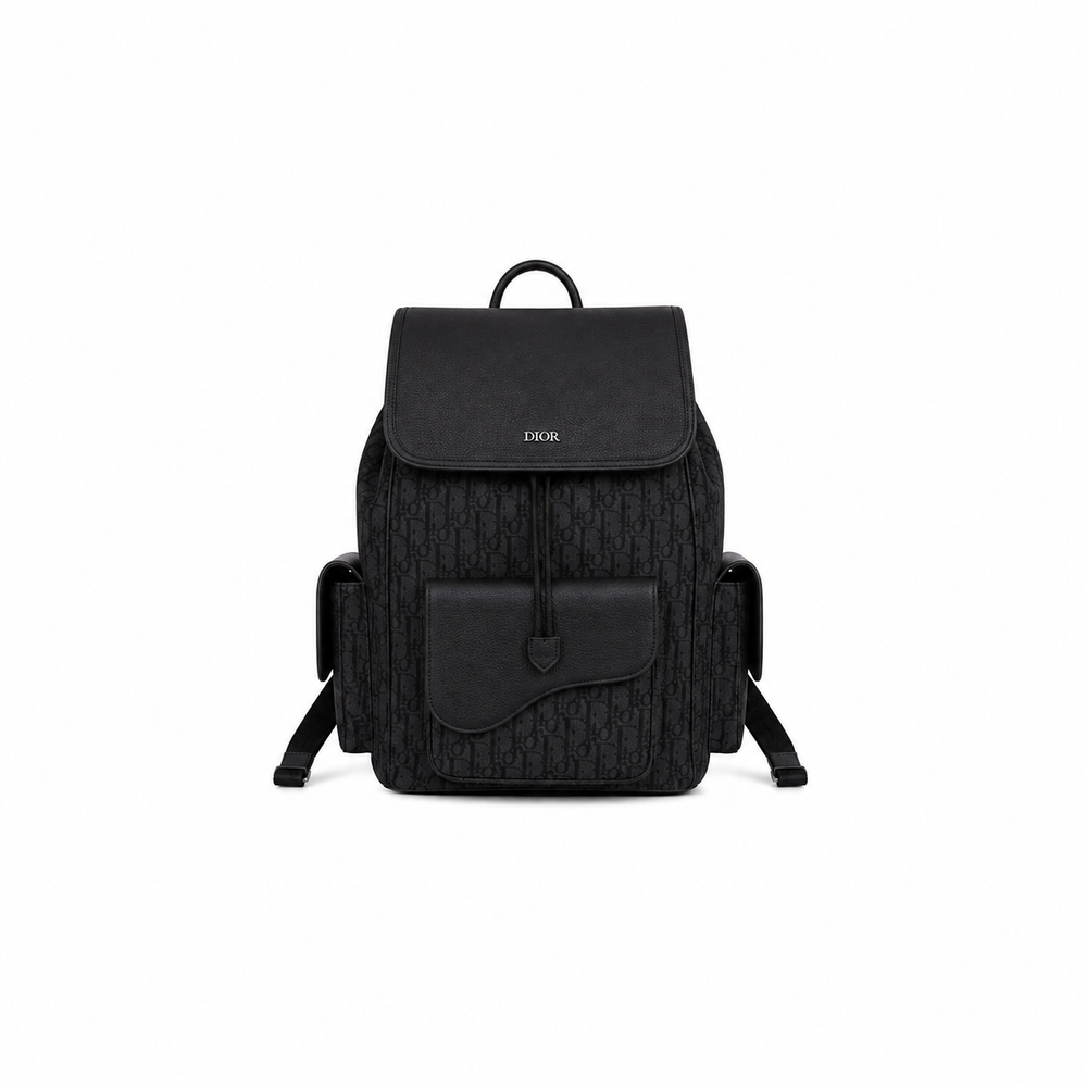 Dior Rider Backpack – Black Oblique Jacquard
