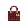 Lady Dior Bag – Burgundy Patent Cannage Leather