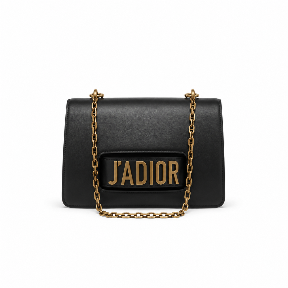 Dior J'adior Flap Bag – Black Leather