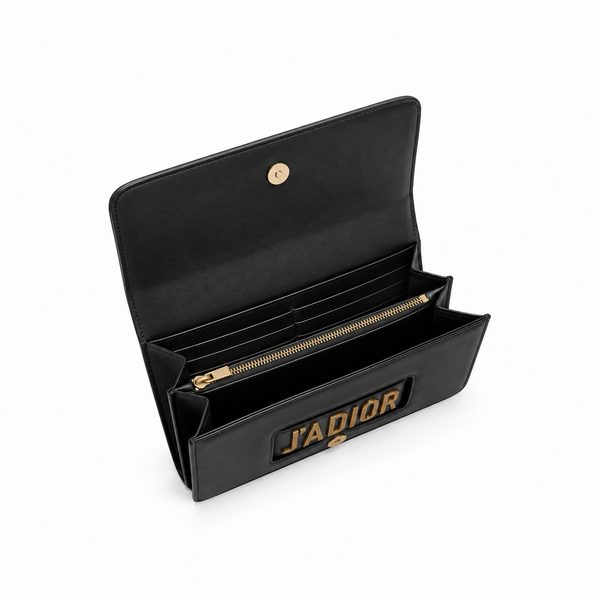 Dior J'adior Flap Bag – Black Leather