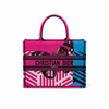 Dior Book Tote – Fuchsia Butterfly Print Canvas