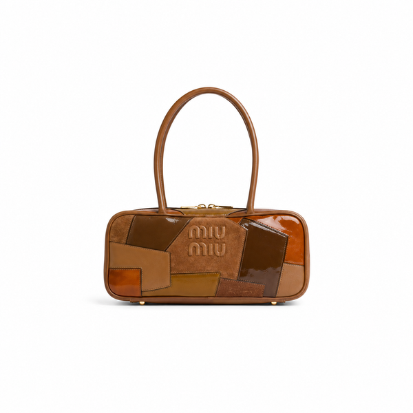 Miu Miu Patchwork Leather Tote Bag