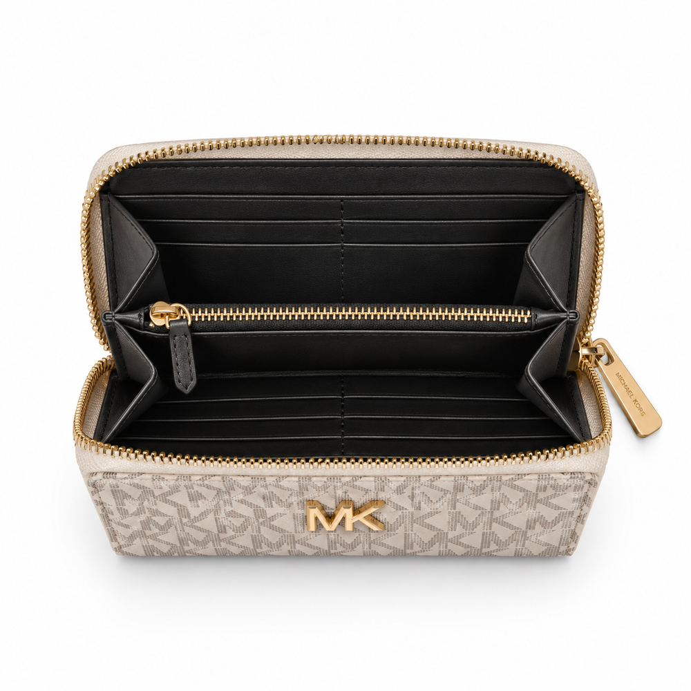 MK Signature Zip-Around Wallet