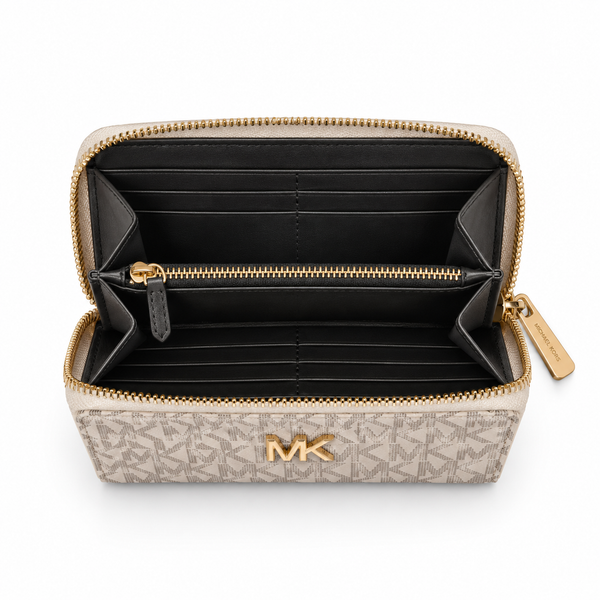 MK Signature Zip-Around Wallet