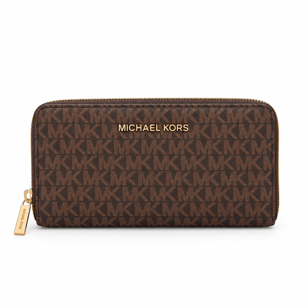 MK Signature Continental Zip Wallet