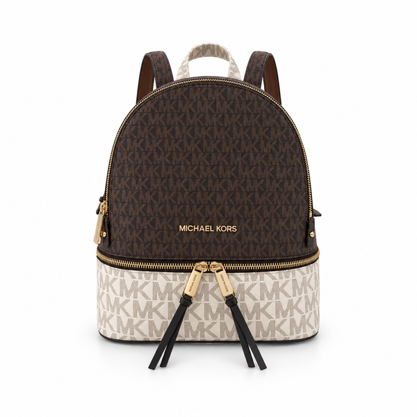 MK Signature Two-Tone Backpack