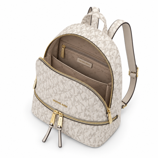 MK Signature Mini Backpack – Vanilla