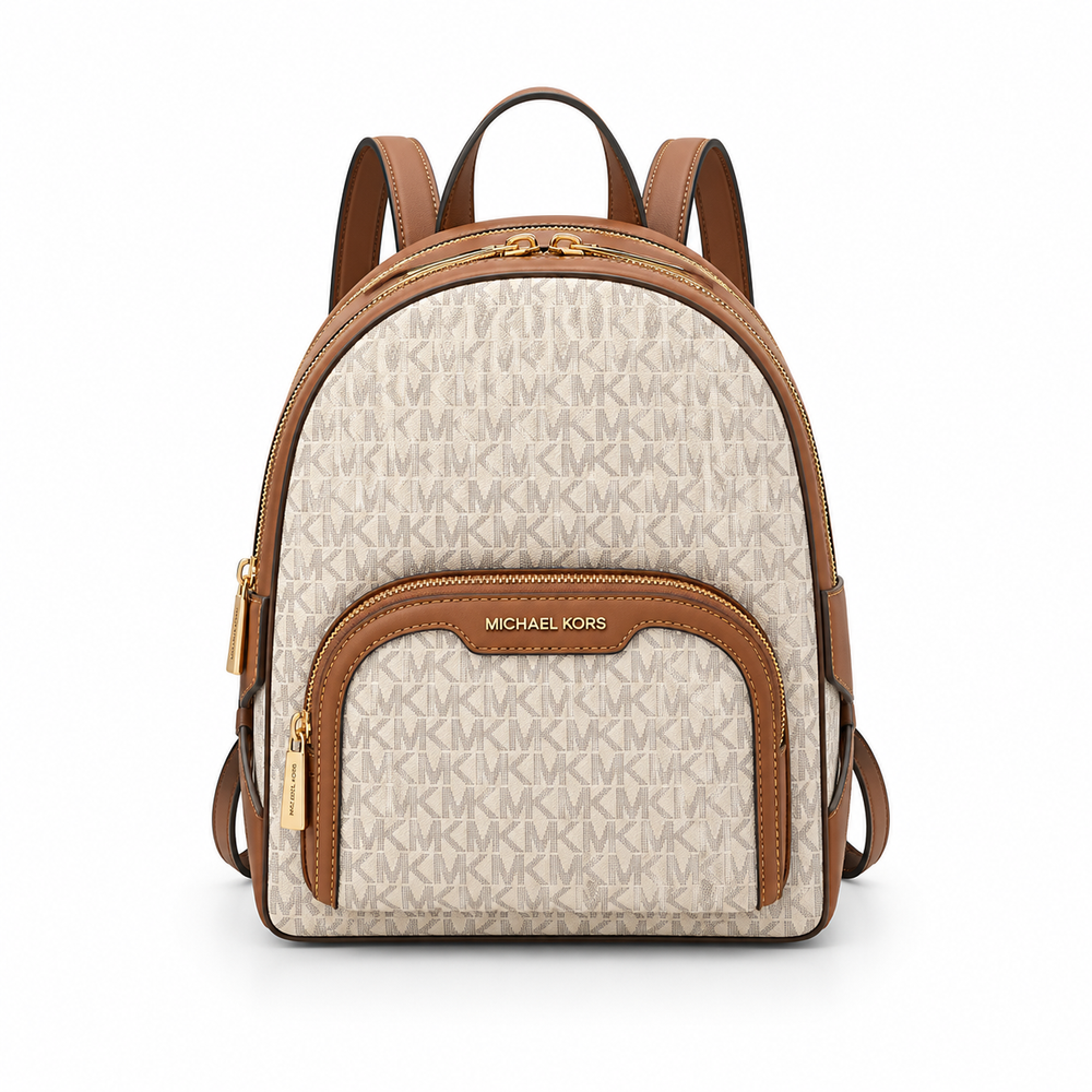 MK Signature Backpack – Vanilla/Tan