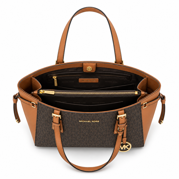 MK Signature Two-Tone Tote