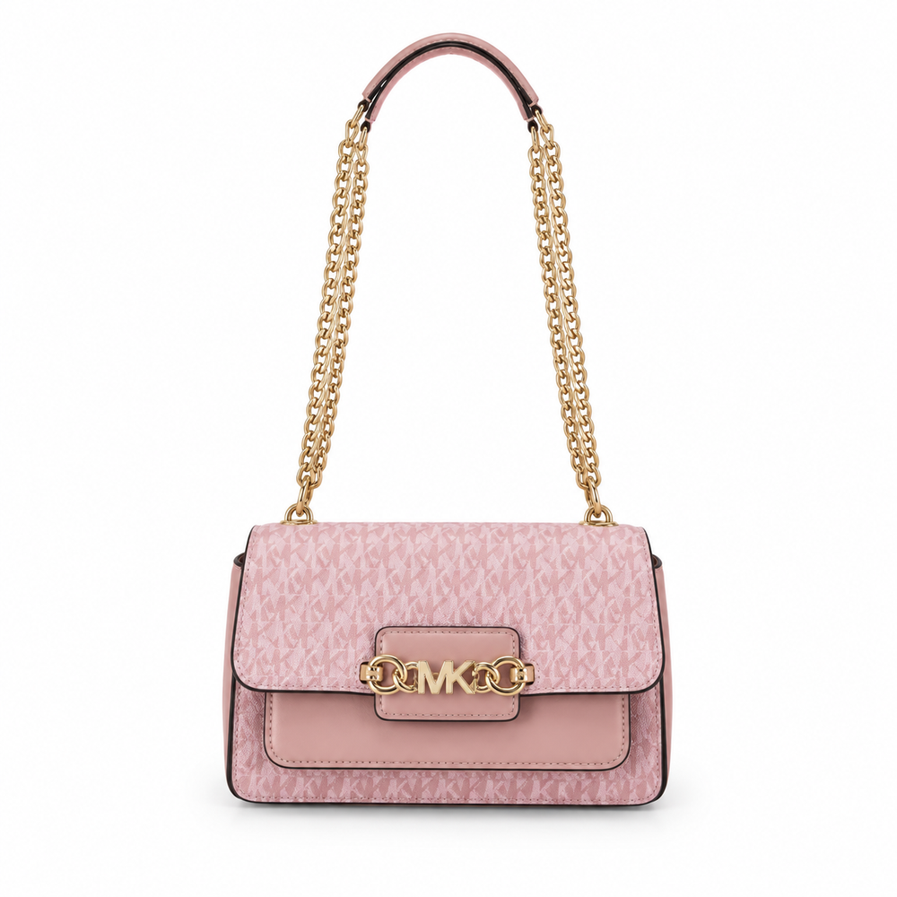 MK Signature Chain Flap Bag – Pink