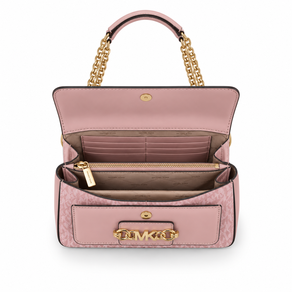 MK Signature Chain Flap Bag – Pink