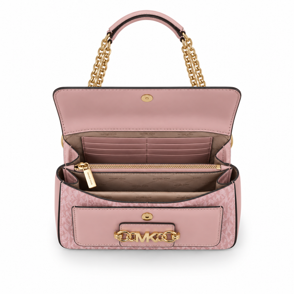 MK Signature Chain Flap Bag – Pink