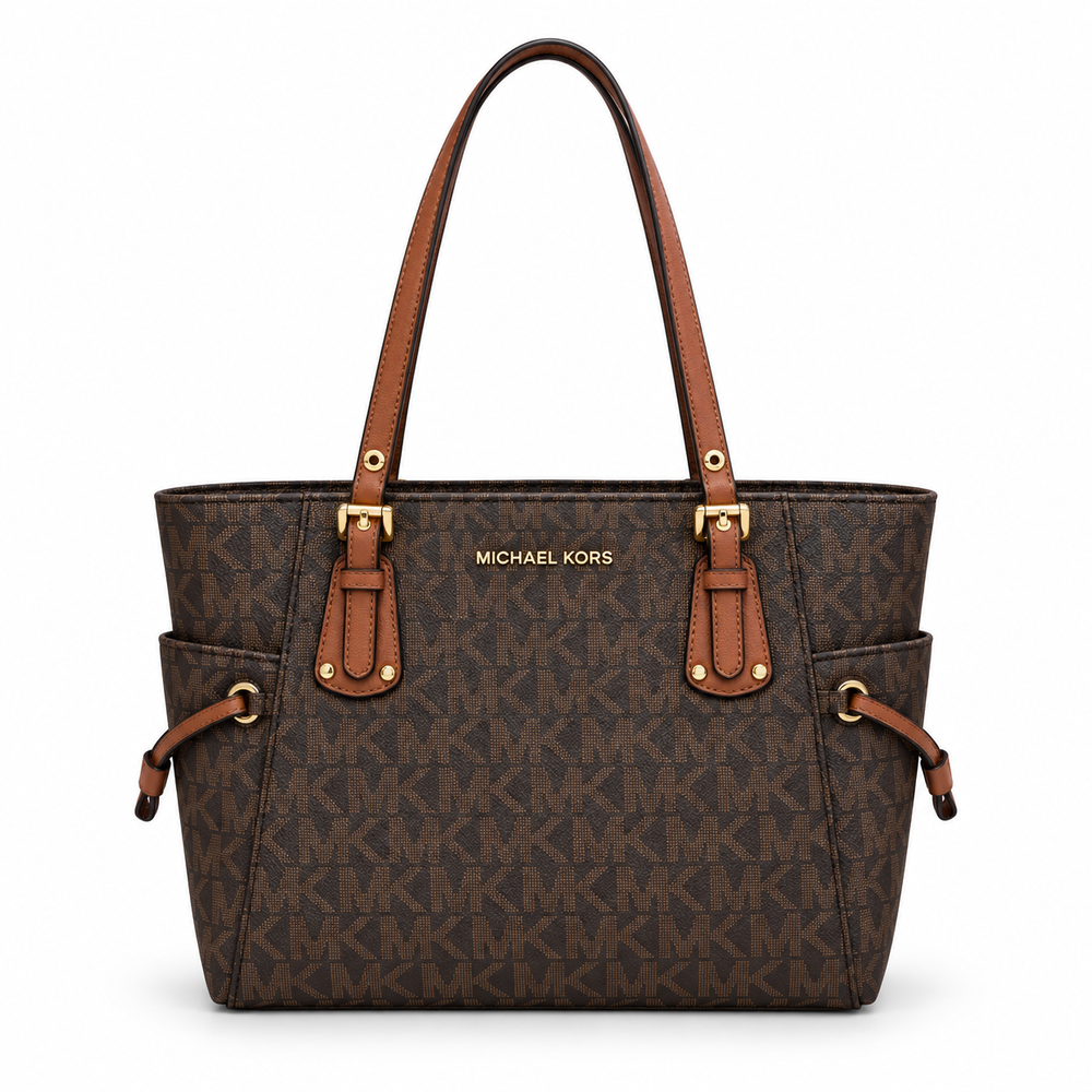 MK Signature Tote – Brown