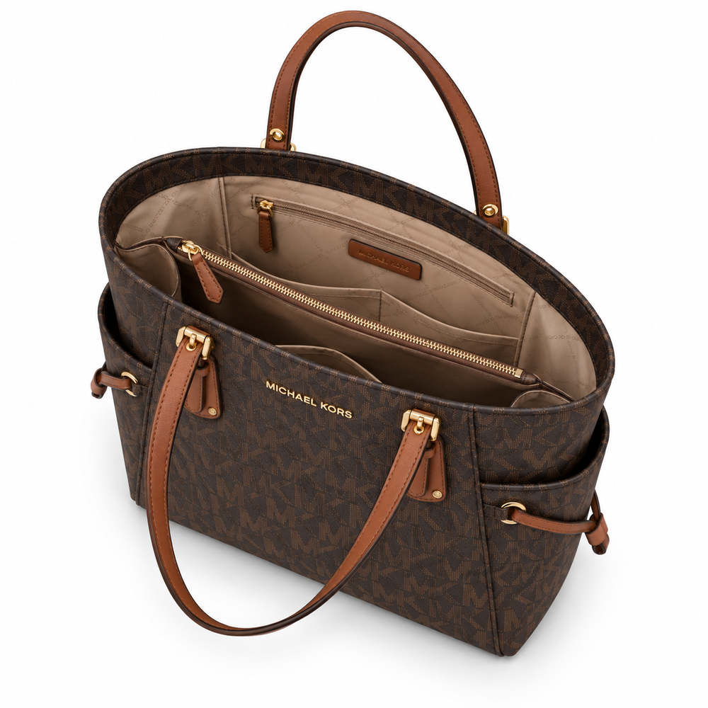 MK Signature Tote – Brown