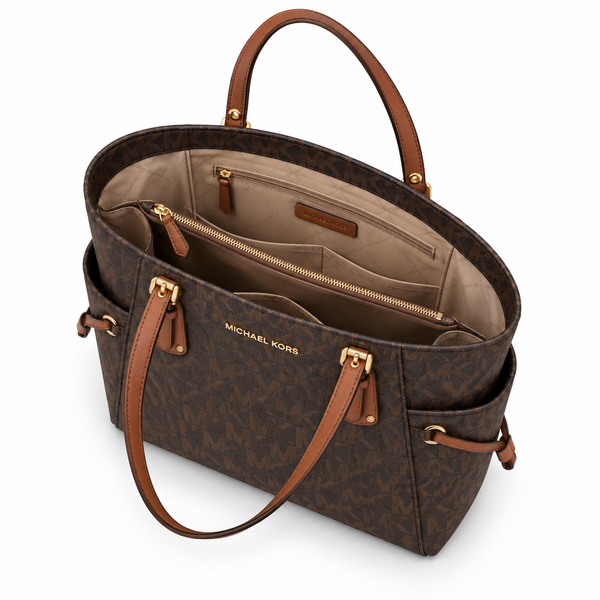 MK Signature Tote – Brown