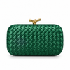 Bottega veneta Green Knot Clutch