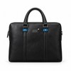 Montblanc Black Leather Laptop Briefcase