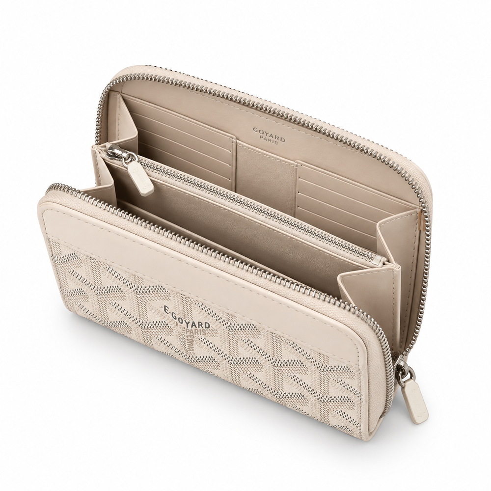 Goyard Signature Zip Wallet
