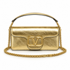 Valentino VLogo Metallic Shoulder Bag
