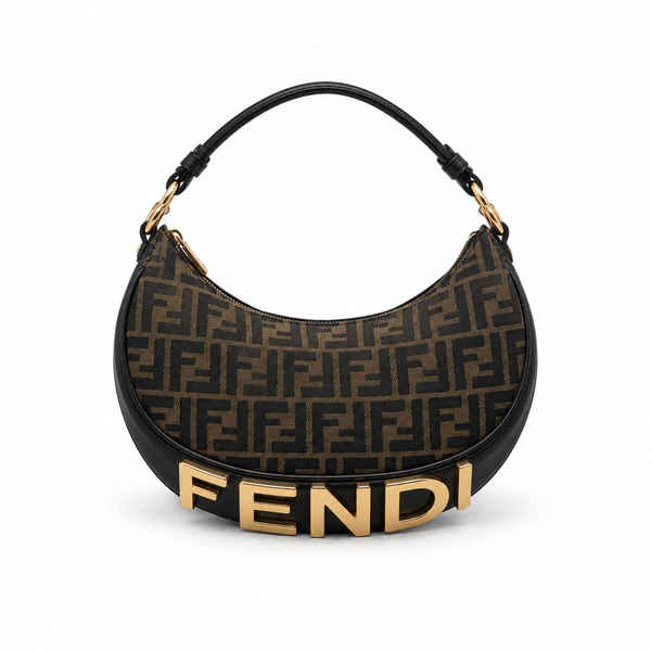 Fendi FF Logo Hobo Bag