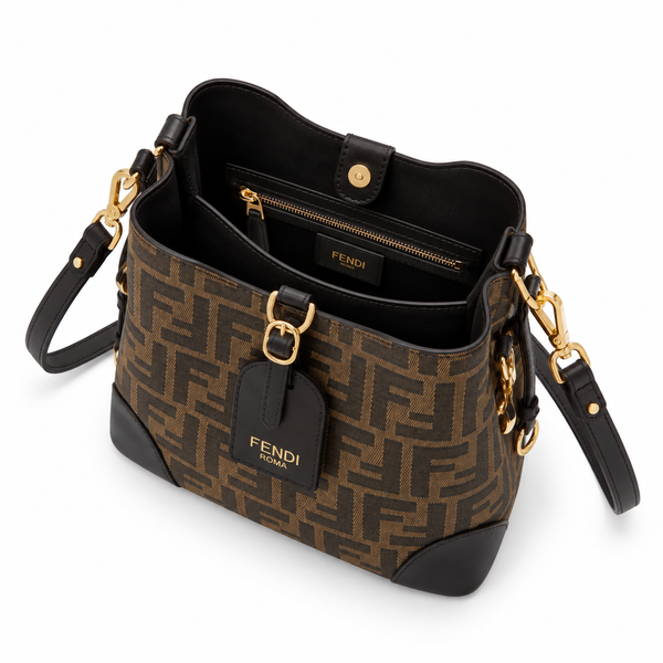 Fendi Brown Monogram Crossbody Bag
