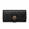 Fendi Black Leather Clutch
