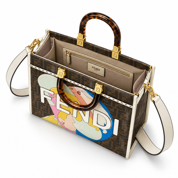 Fendi FF Monogram Printed Tote Bag