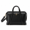 Fendi Black Leather Boston Bag