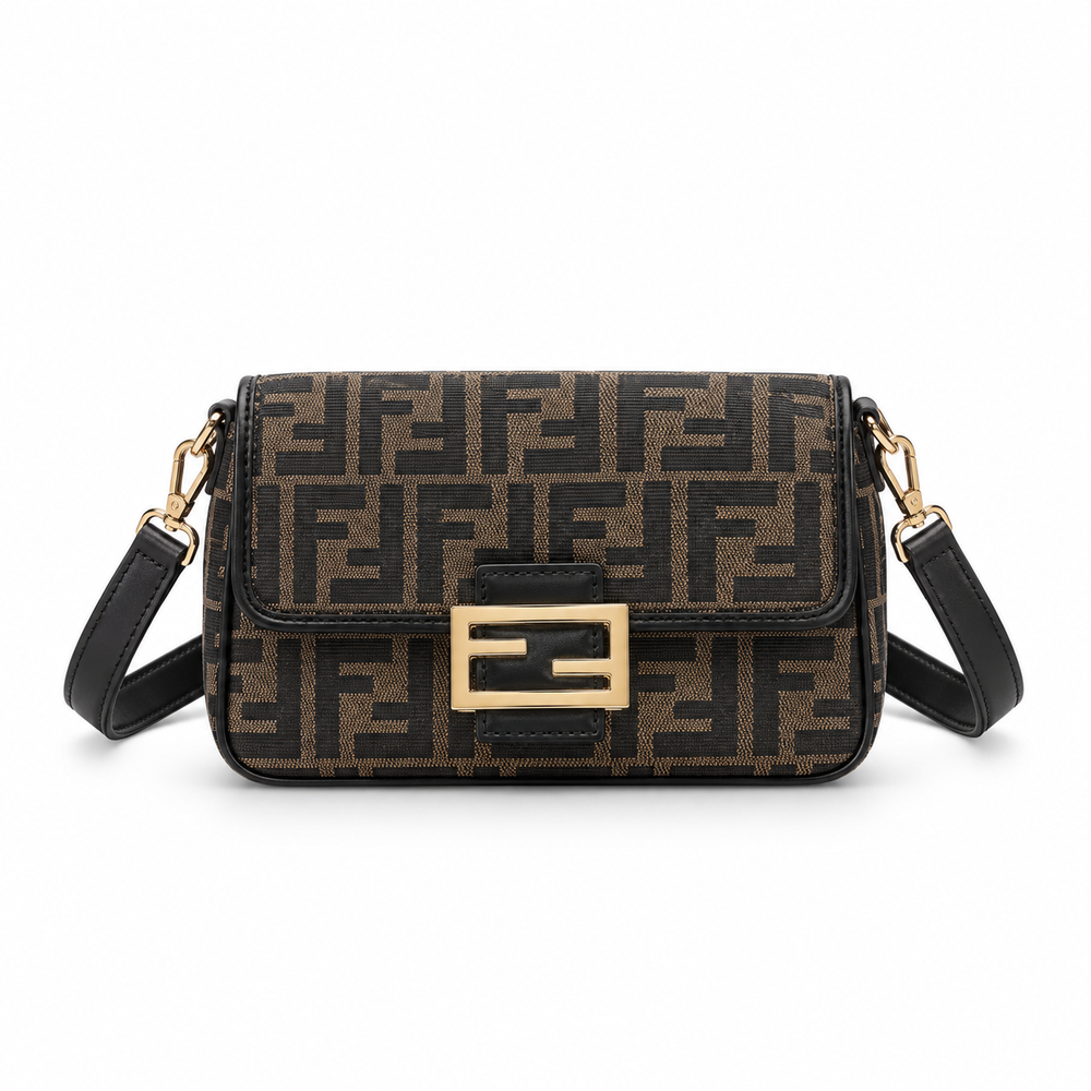Fendi FF Monogram Shoulder Bag