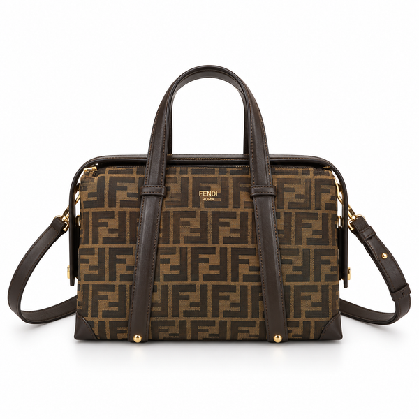 Fendi FF Monogram Boston Bag