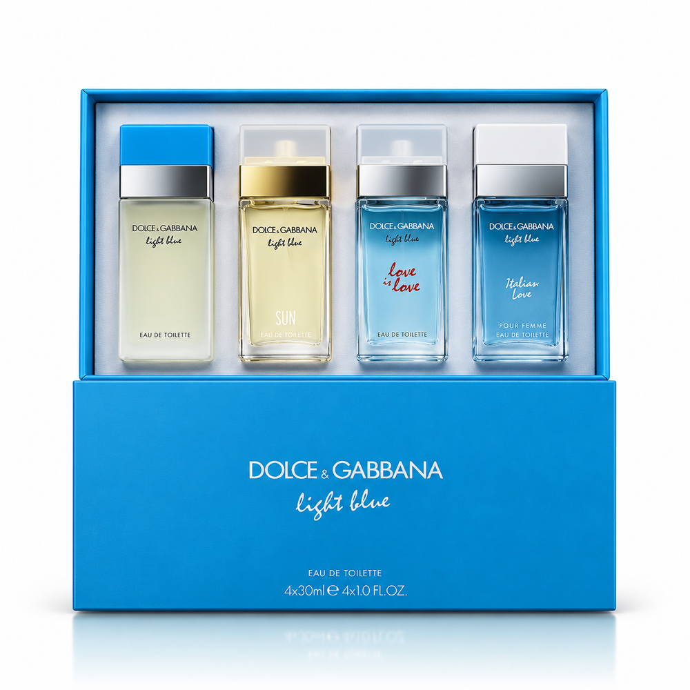DOLCE & GABBANA Light Blue Collection – Light Blue, Light Blue Sun, Light Blue Love Is Love & Light Blue Italian Love